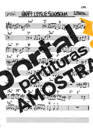 The Real Book of Jazz Happy Little Sunbeam partitura para Clarinete (Bb)