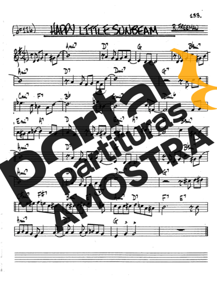 The Real Book of Jazz Happy Little Sunbeam partitura para Saxofone Tenor Soprano (Bb)