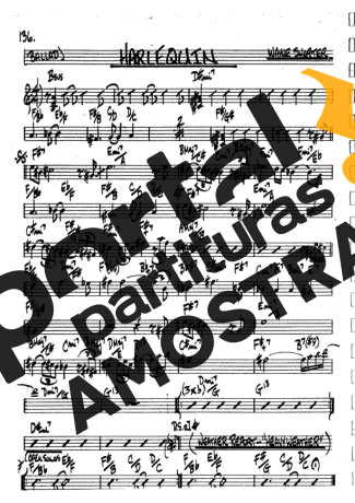 The Real Book of Jazz Harlequin partitura para Clarinete (Bb)