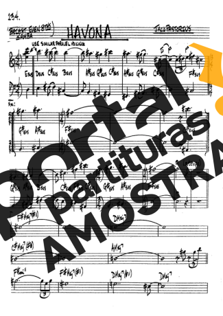 The Real Book of Jazz Havona partitura para Clarinete (Bb)