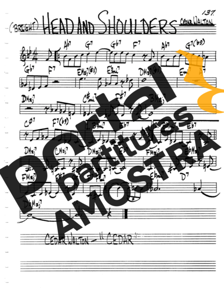 The Real Book of Jazz Head And Shoulders partitura para Teclado