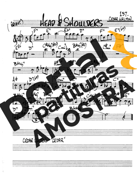 The Real Book of Jazz Head & Shoulders partitura para Saxofone Alto (Eb)