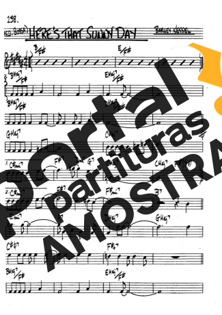 The Real Book of Jazz Heres That Sunny Day partitura para Clarinete (Bb)