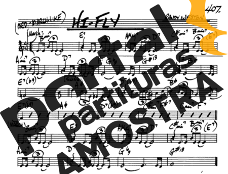 The Real Book of Jazz Hi Fly partitura para Saxofone Alto (Eb)