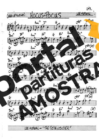 The Real Book of Jazz Hocus-Pocus partitura para Clarinete (Bb)