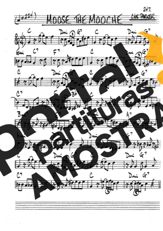 The Real Book of Jazz Hoose The Mooche partitura para Clarinete (Bb)