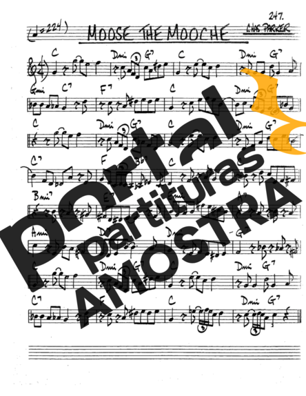 The Real Book of Jazz Hoose The Mooche partitura para Saxofone Tenor Soprano (Bb)