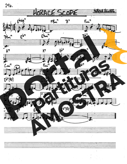 The Real Book of Jazz Horace Scope partitura para Saxofone Tenor Soprano (Bb)