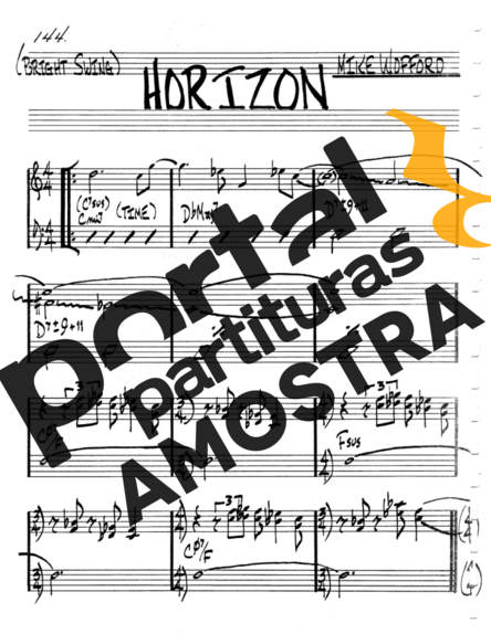 The Real Book of Jazz Horizon partitura para Clarinete (C)