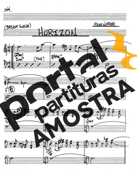 The Real Book of Jazz Horizon partitura para Saxofone Tenor Soprano (Bb)