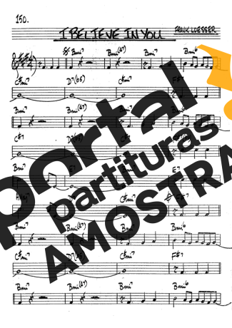 The Real Book of Jazz I Believe In You partitura para Clarinete (Bb)