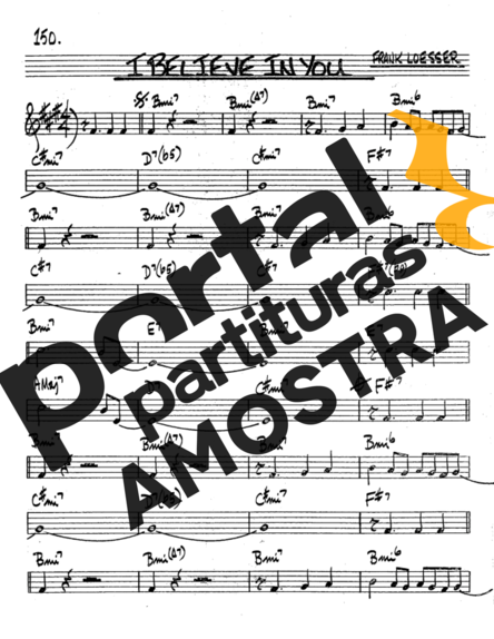 The Real Book of Jazz I Believe In You partitura para Trompete