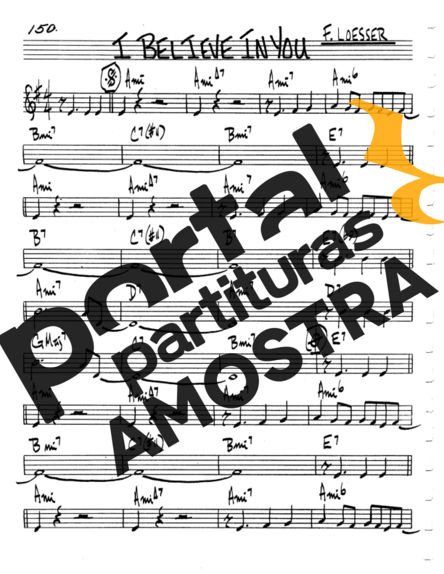 The Real Book of Jazz I Believe In You partitura para Violino