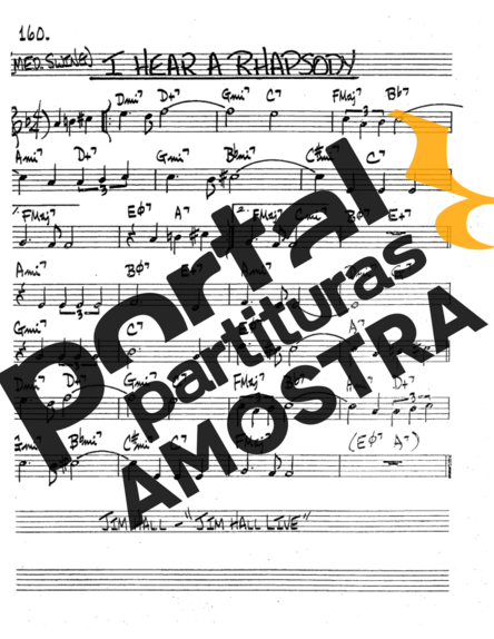 The Real Book of Jazz I Hear A Rhapsody partitura para Trompete