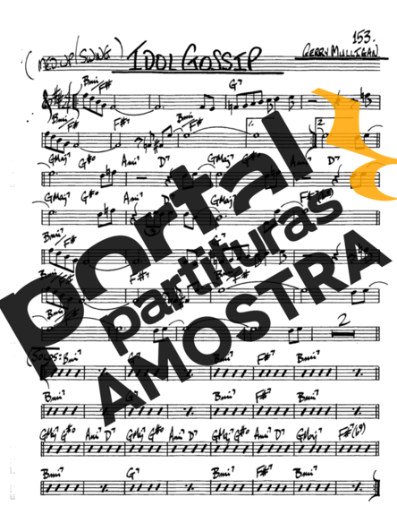 The Real Book of Jazz Idol Gossip partitura para Saxofone Alto (Eb)