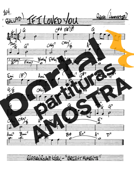 The Real Book of Jazz If I Love You partitura para Saxofone Alto (Eb)