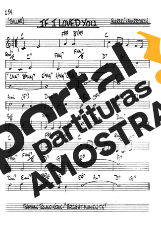 The Real Book of Jazz If I Loved You partitura para Clarinete (Bb)