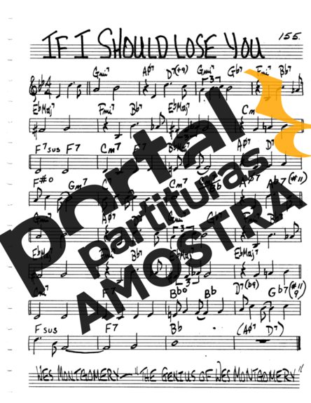 The Real Book of Jazz If I Should Lose You partitura para Clarinete (C)