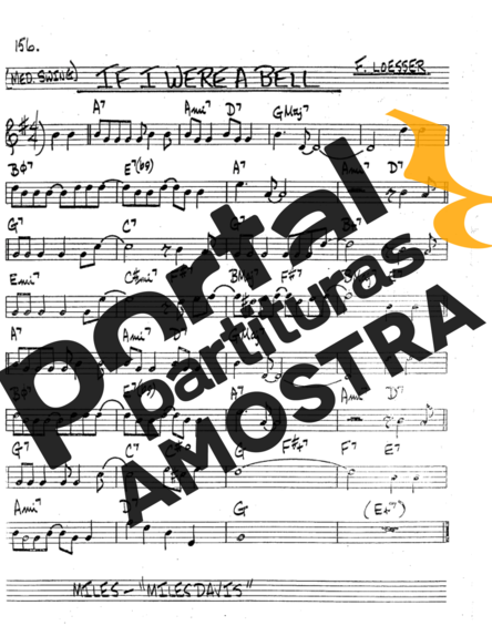 The Real Book of Jazz If I Were A Bell partitura para Saxofone Tenor Soprano (Bb)