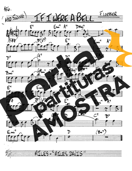 The Real Book of Jazz If I Were a Bell partitura para Saxofone Alto (Eb)