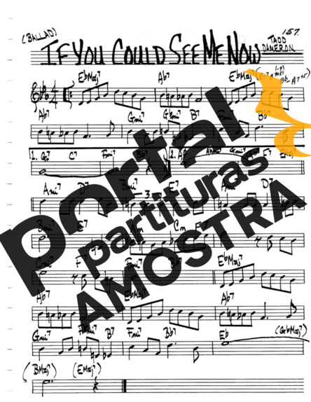 The Real Book of Jazz If You Could See Me Now partitura para Violino