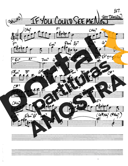 The Real Book of Jazz If You Could see Me Now partitura para Saxofone Alto (Eb)