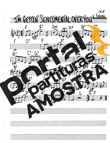 The Real Book of Jazz Im Gettin Sentimental Over You partitura para Flauta Transversal