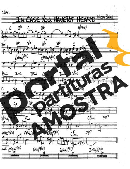 The Real Book of Jazz In Case You Havent Heard partitura para Trompete