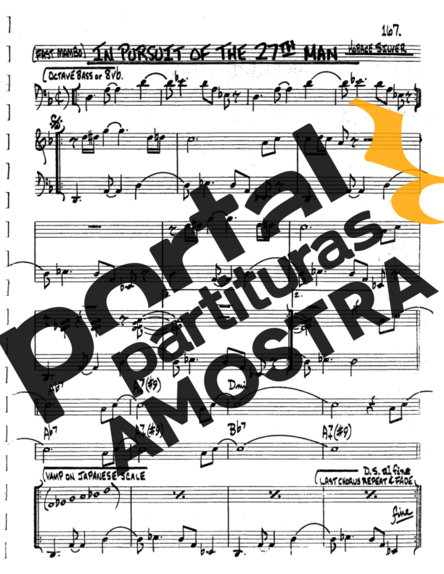 The Real Book of Jazz In Pursuit Of The 27th Man partitura para Saxofone Tenor Soprano (Bb)