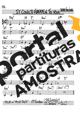 The Real Book of Jazz It Could Happen To You partitura para Clarinete (Bb)