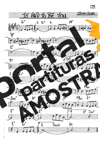 The Real Book of Jazz It Had To Be You partitura para Clarinete (Bb)