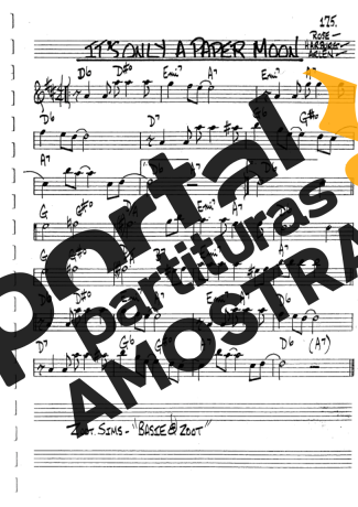 The Real Book of Jazz Its Only A Paper Moon partitura para Clarinete (Bb)