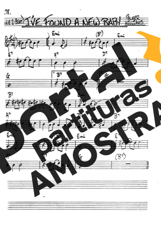 The Real Book of Jazz Ive Found A New Baby partitura para Clarinete (Bb)