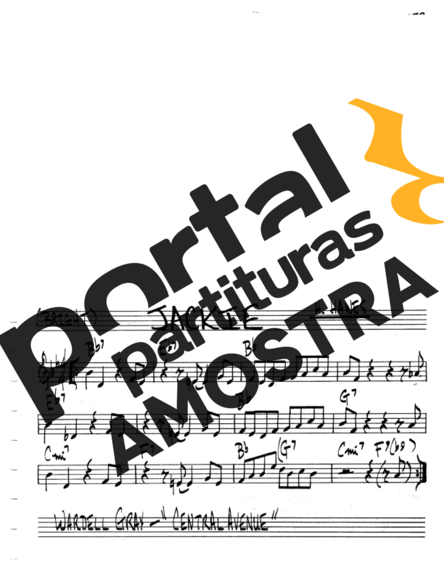 The Real Book of Jazz Jackie partitura para Clarinete (C)