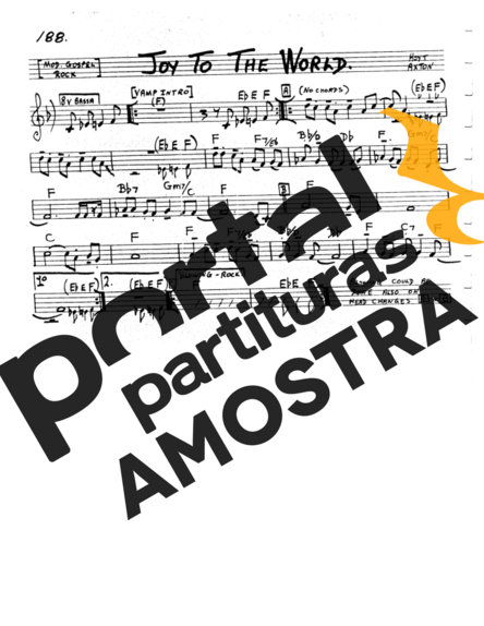 The Real Book of Jazz Joy To The World partitura para Flauta Transversal