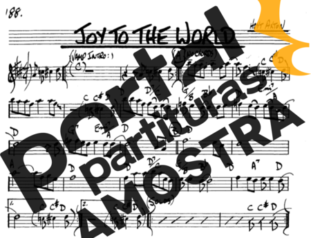 The Real Book of Jazz Joy To The World partitura para Saxofone Alto (Eb)