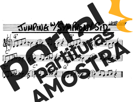 The Real Book of Jazz Jumping With Symphony Sid partitura para Saxofone Alto (Eb)