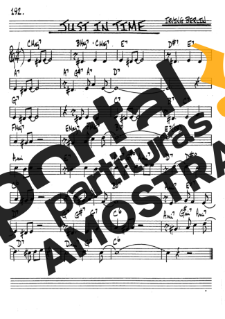 The Real Book of Jazz Just In Time partitura para Clarinete (Bb)