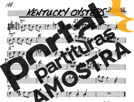The Real Book of Jazz Kentucky Oysters partitura para Saxofone Alto (Eb)