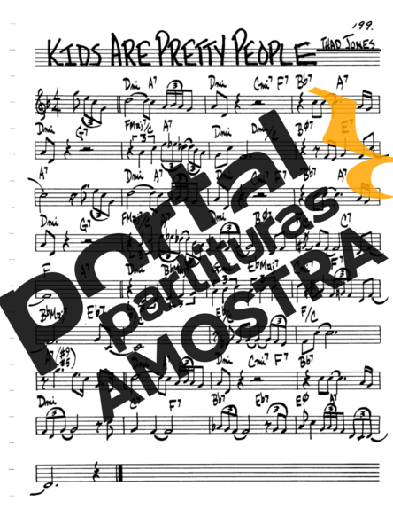 The Real Book of Jazz Kids Are Pretty People partitura para Flauta Transversal