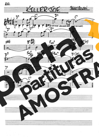 The Real Book of Jazz Killer Joe partitura para Clarinete (Bb)
