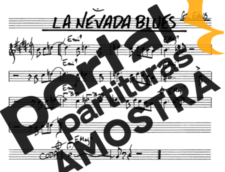 The Real Book of Jazz La Nevada Blues partitura para Saxofone Alto (Eb)