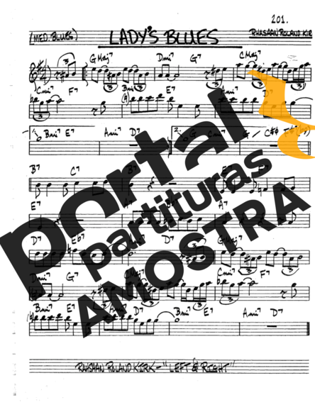The Real Book of Jazz Ladys Blues partitura para Saxofone Tenor Soprano (Bb)