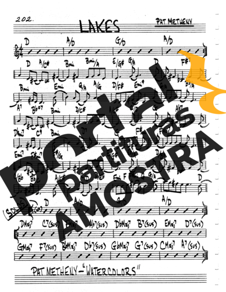 The Real Book of Jazz Lakes partitura para Gaita