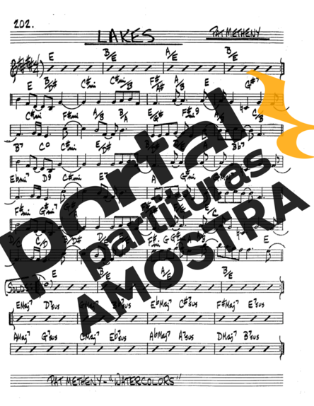The Real Book of Jazz Lakes partitura para Saxofone Tenor Soprano (Bb)