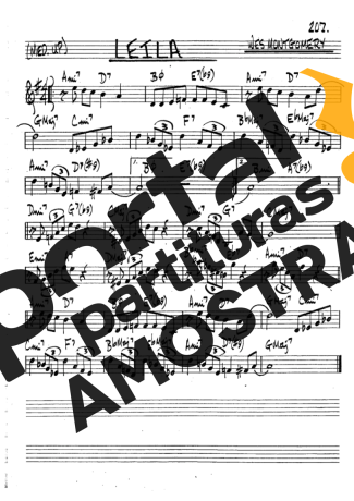 The Real Book of Jazz Leila partitura para Clarinete (Bb)