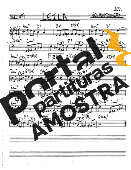 The Real Book of Jazz Leila partitura para Saxofone Tenor Soprano (Bb)