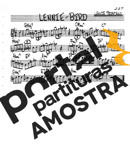 The Real Book of Jazz Lennie Bird partitura para Flauta Transversal
