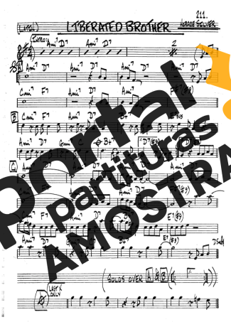 The Real Book of Jazz Liberated Brother partitura para Clarinete (Bb)