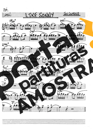 The Real Book of Jazz Like Sonny partitura para Clarinete (Bb)